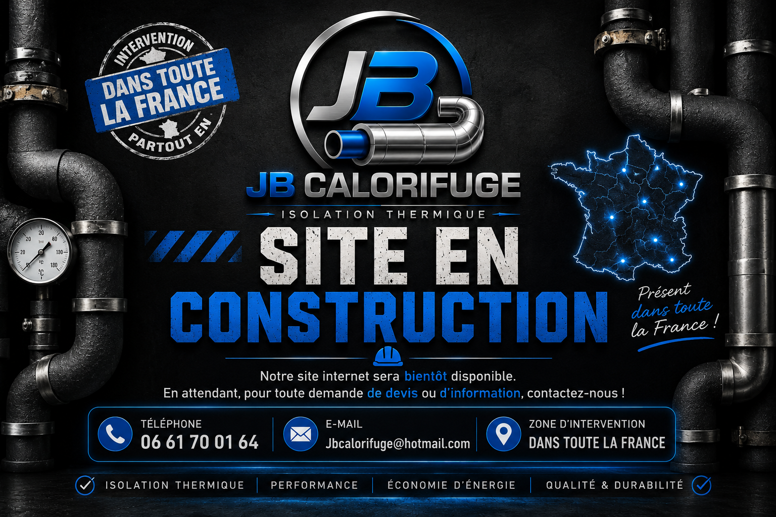 JB Calorifuge - Site en construction